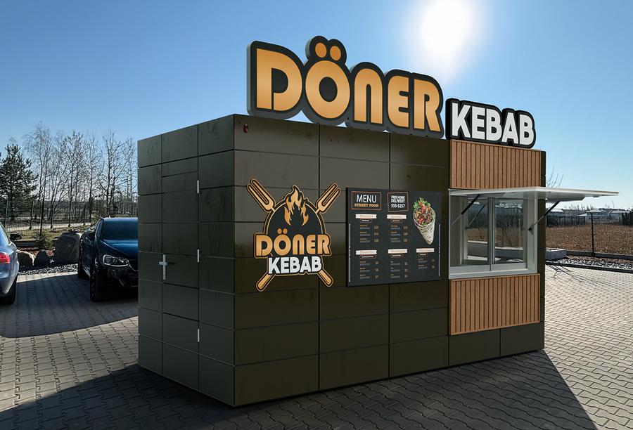 Przyczepa gastronomiczna DONER KEBAB 5.1M — zdjęcie 1